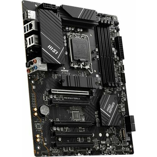 Материнская плата MSI PRO B760-P DDR4 II, LGA 1700, Intel B760, ATX, Ret