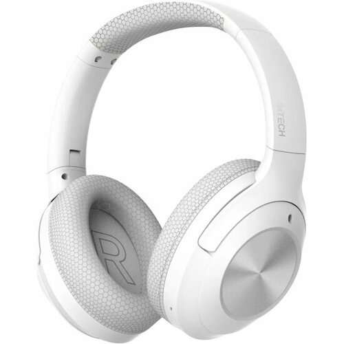 Беспроводная гарнитура A4TECH Fstyler BH222 bluetooth белый (BH220 WHITE) гарнитура мониторные a4tech fstyler bh220 белый беспроводные bluetooth оголовье bh220 white