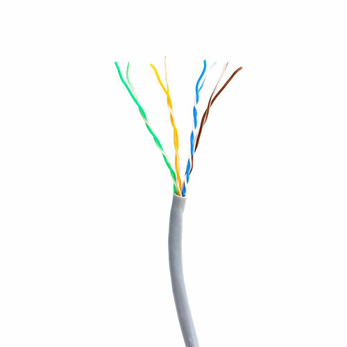 Витая пара Mastero UTP кат5e 4 пары CU 305м серый MST-UTP4-CU-51-5E-PVC-GY 9460₽