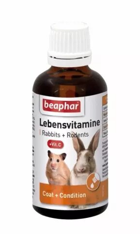 Beaphar Lebensvitamine кормовая добавка для грызунов 50мл