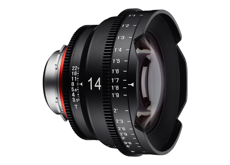 Samyang XEEN 14mm T3.1 FF CINE Lens PL кинообъектив с алюминиевым корпусом