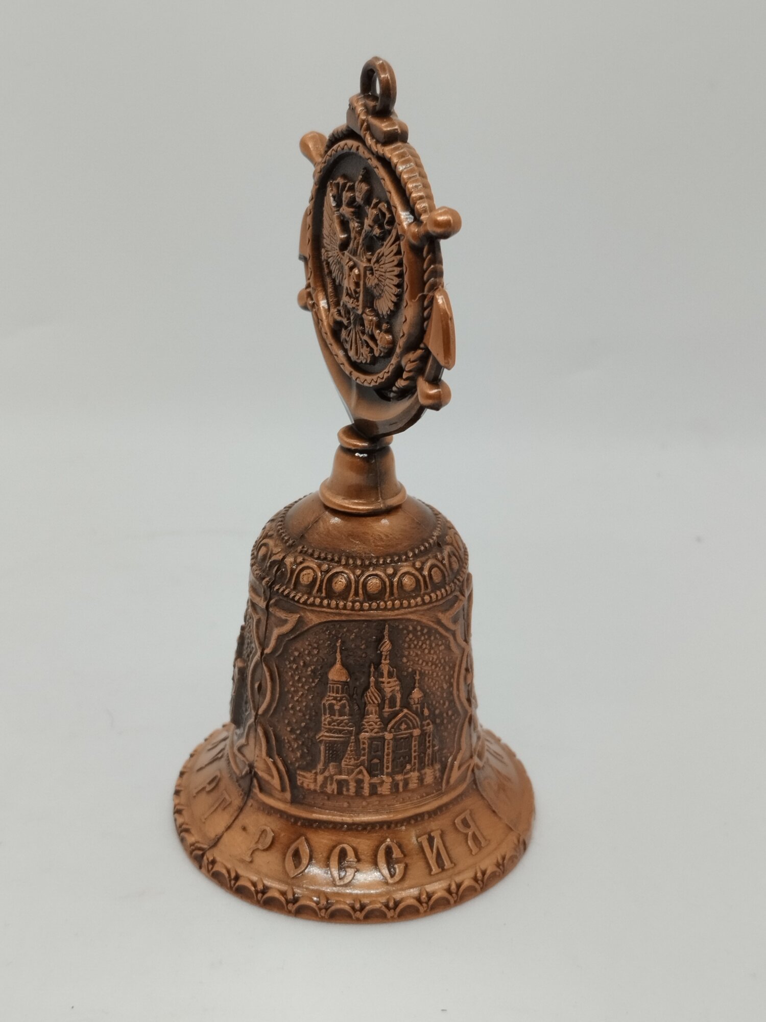 Колокольчик "Якорь. Разводные мосты", медь — фото 1