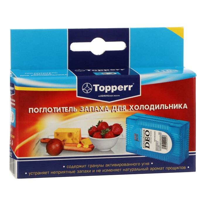 фото Поглотитель запаха для холодильника Topperr