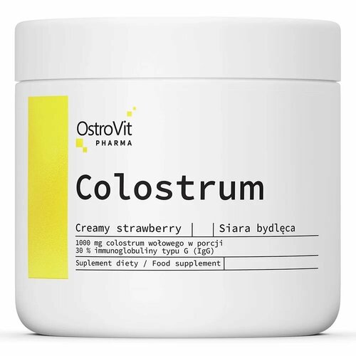 Ostrovit, Pharma Colostrum 100 g (Клубника-сливки)
