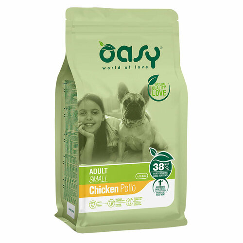 Oasy Dry Small Breed Professional сухой корм для взрослых собак мелких пород с курицей