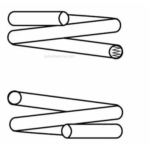CS GERMANY 14319564 Пружина пер MERCEDES C-class W203T-mod S203 270-350Coupe 320 CLC CL203CLK C209 350 ClassicEleg 5568₽