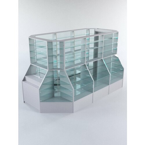 Павильон "алмаз" №5, Серый 234 x 414 x 210 см серый