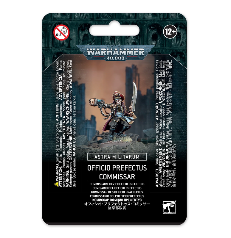 Набор миниатюр Warhammer 40000: Astra Militarum Officio Prefectus Commisar (2023)