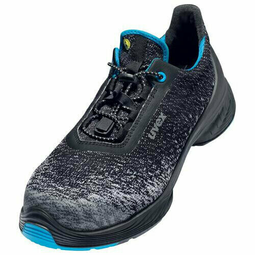 UVEX Arbeitsschutz 68342 - Unisex - Adult - Safety shoes - Black - Blue - SRC - P - ESD - S1 - Speed laces times new roman fashion breathable couple men chunky sneakers 2020 winter hard wearing unisex adult man casual shoes footwear