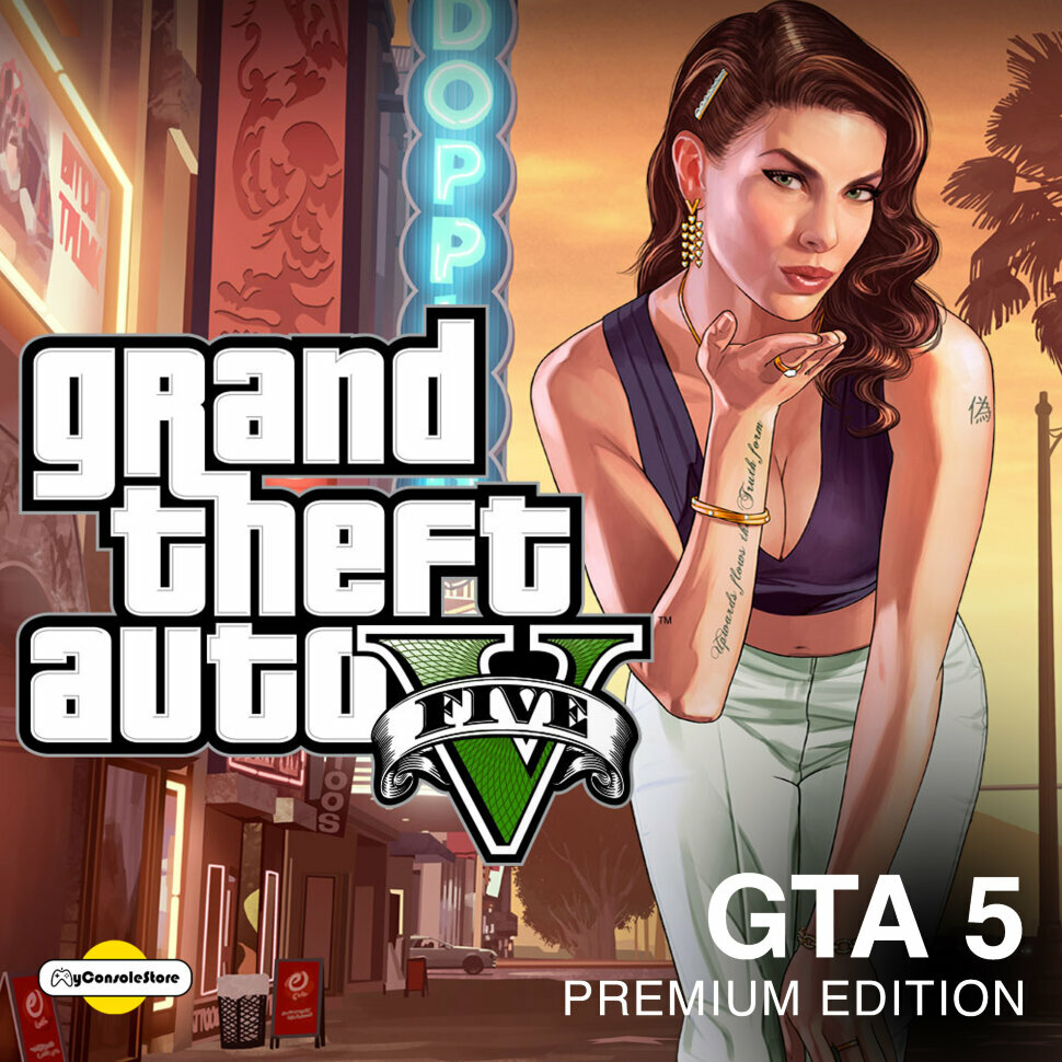 Игра Grand Theft Auto V GTA 5 Premium Edition Xbox One, Xbox Series S, Xbox Series X цифровой ключ, Русские субтитры и интерфейс