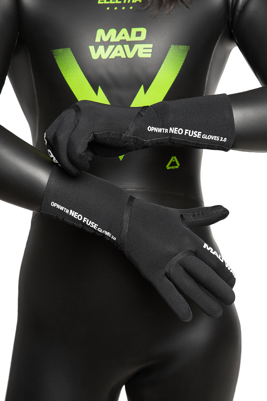 Перчатки неопреновые NeoFuse Neoprene Gloves women Mad Wave - фото №2