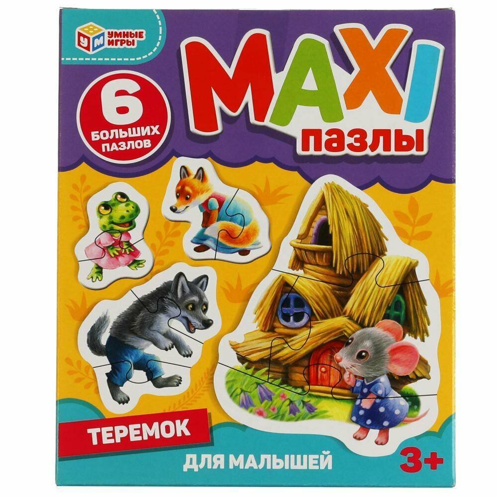 Макси-пазлы для малышей Теремок, 6 пазлов