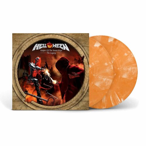 helloween my god given right 2lp blue and grey виниловая пластинка HELLOWEEN - KEEPER OF THE SEVEN KEYS - THE LEGACY (2LP orange & white marbled) виниловая пластинка