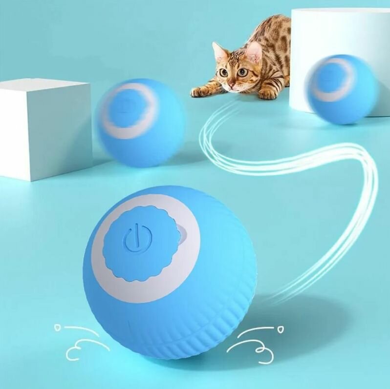 Интерактивная игрушка Cat Teaser мячик шарик- дразнилка для животных
