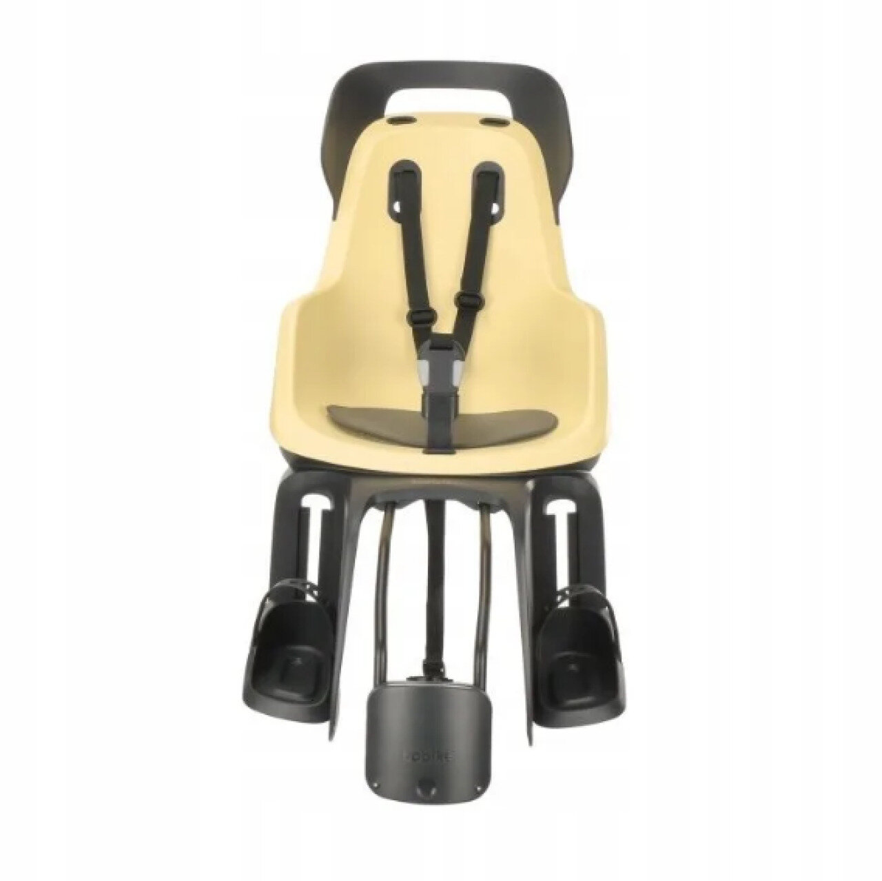 Детское кресло с креплением на раму Bobike Go Maxi Frame Желто-черный