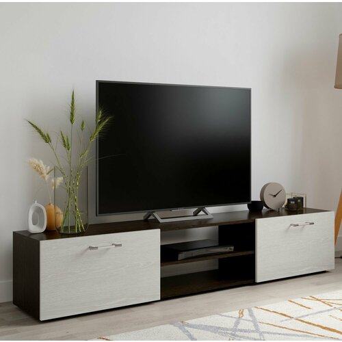 Тумба под ТВ Арина 1,75м, Венге-Дуб молочный