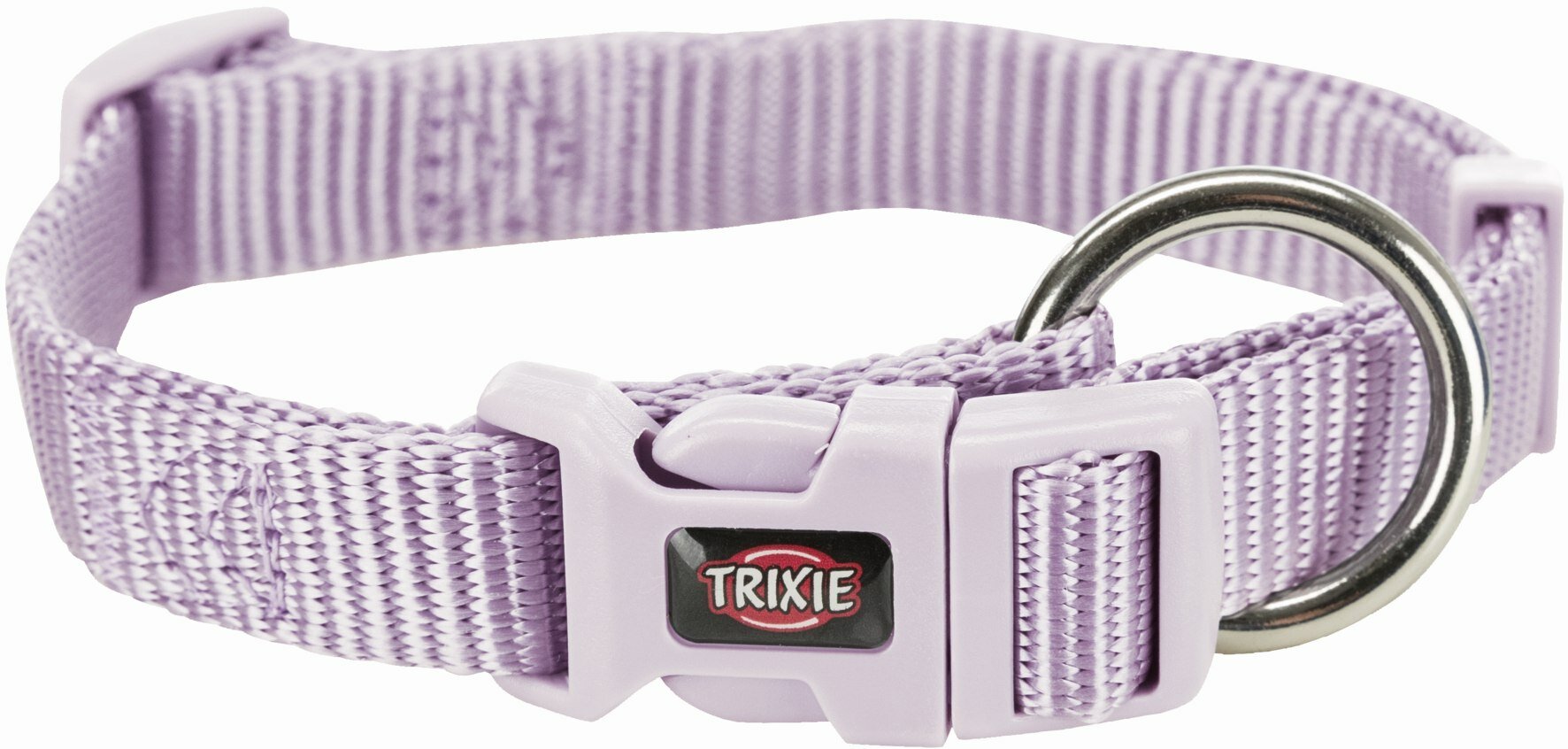 Для ежедневного использования ошейник TRIXIE Premium M–L, обхват шеи 35-55 см, 1 шт, светло-сиреневый, L