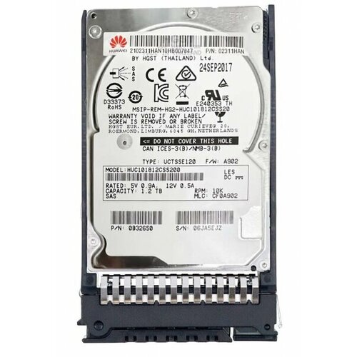 Жесткий диск Huawei N1200S1210W2 1Tb 10000 SAS 25 HDD 23705₽