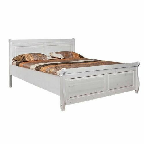 Кровать Мальта М-180 без ящиков (белый воск)