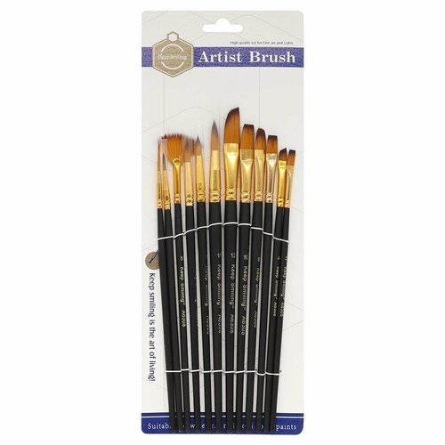 Кисти айрис Для рисования синтетика 3AS-077 12 шт 738₽