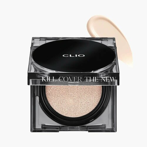 CLIO Тональный кушон + рефил Kill Cover The New Founwear Cushion (2 Lingerie) тональный кушон spf50 pa clio kill cover the new founwear cushion 30 г