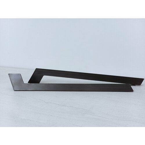 фото Заглушка на оконный отлив, ral 8019, тёмно-коричневая, пластик, высота 1,8 см, длина 25 см