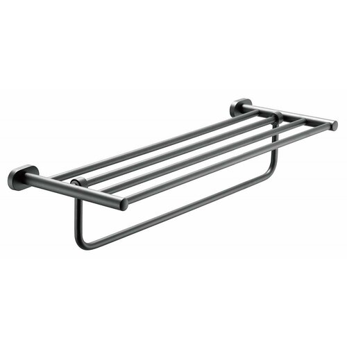Полотенцедержатель с полкой 5119G Графит серый 4500₽