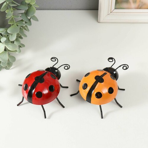 Сувенир металл Божья коровка 105х105х5 см 1286₽