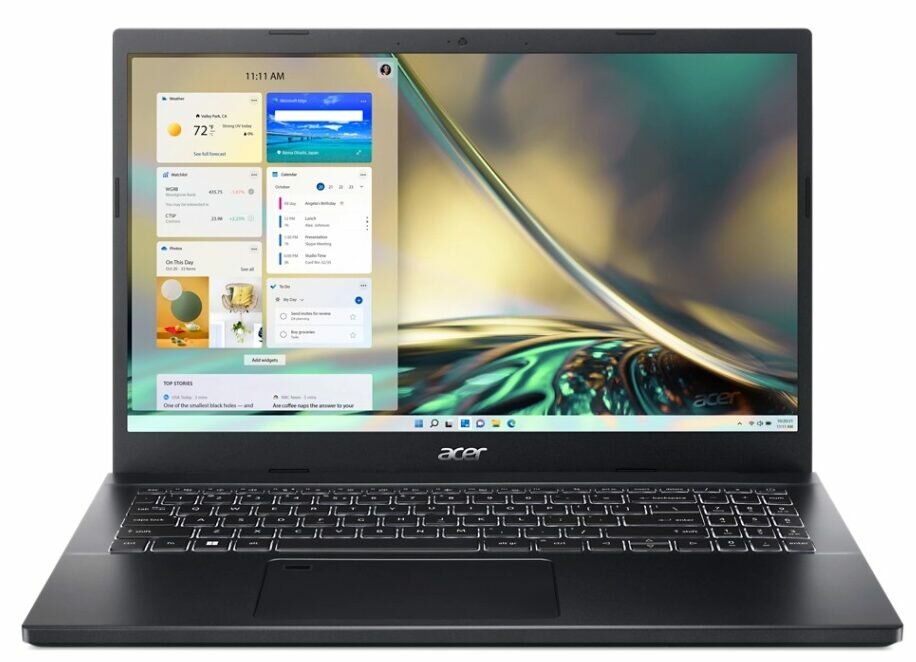 Ноутбук Acer Aspire 7 A715-76G-58KN NH. QMYER.002 (Core i5 2000 MHz (12450H)/16Gb/1024 Gb SSD/15.6"/1920x1080/nVidia GeForce RTX 2050 GDDR6)