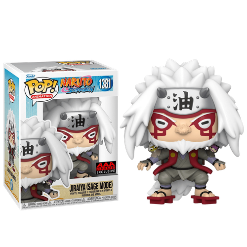 фигурка наруто джирайя 16 см Фигурка Funko POP Jiraiya Sage Mode со стикером (Эксклюзив AAA Anime) из сериала Naruto: Shippuuden 1381