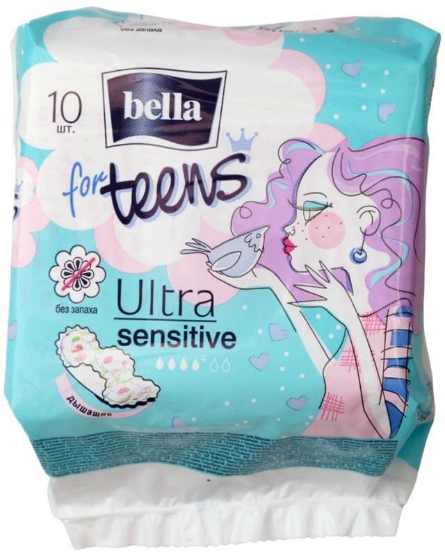 Прокладки Bella For Teens Sensitive супертонкие 10шт