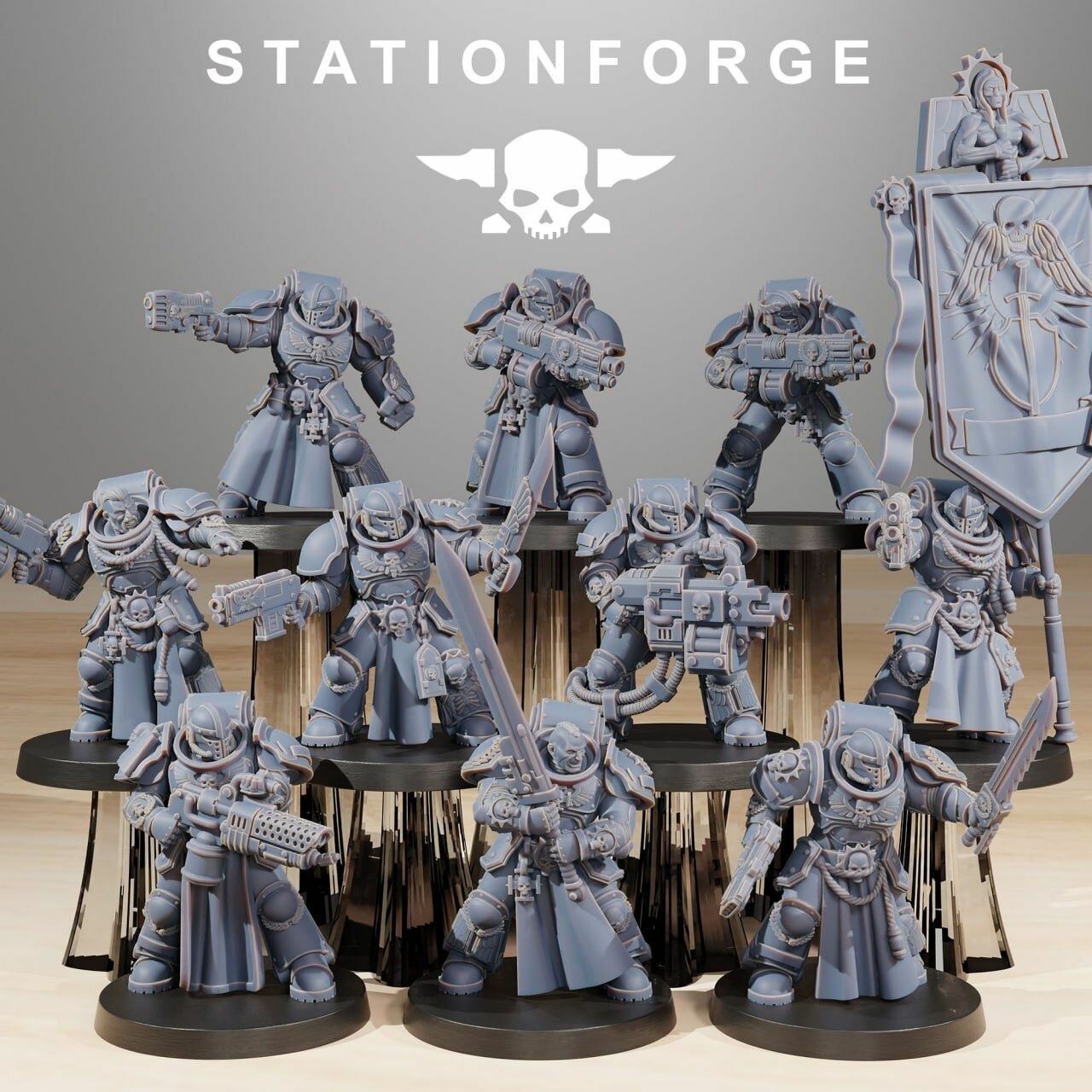 Миниатюра Warhammer Space Marines Socratis Elites