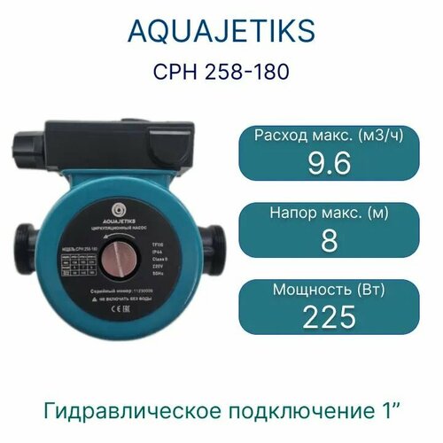 Циркуляционный насос AQUAJETIKS CPH 258-180