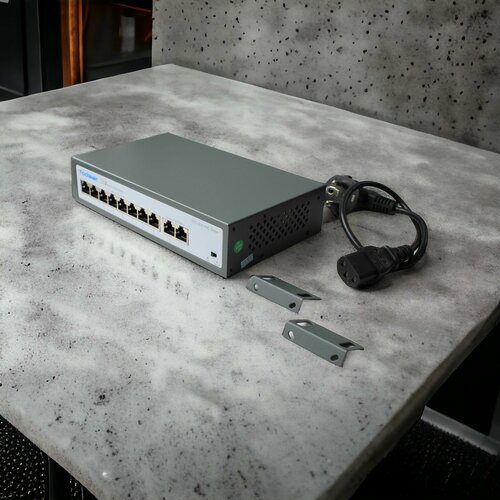 Коммутатор Poe Todaair POE28-RX8FP2G 8 Poe портов 2 up-link гигабитный 4410₽