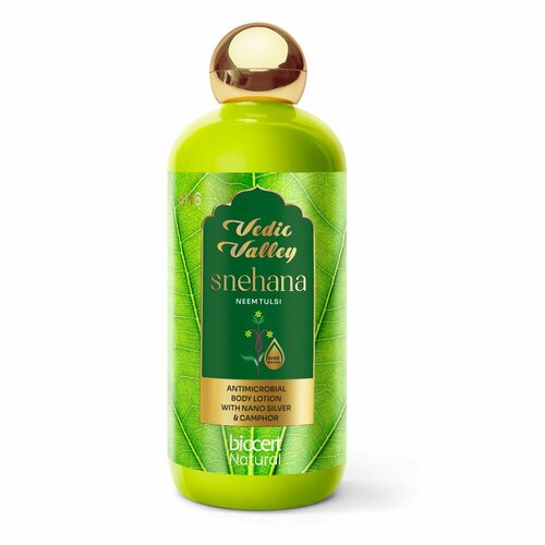 Лосьон для тела Vedic Valley Ним и тулси (Body Lotion Neem Tulsi), 300 мл