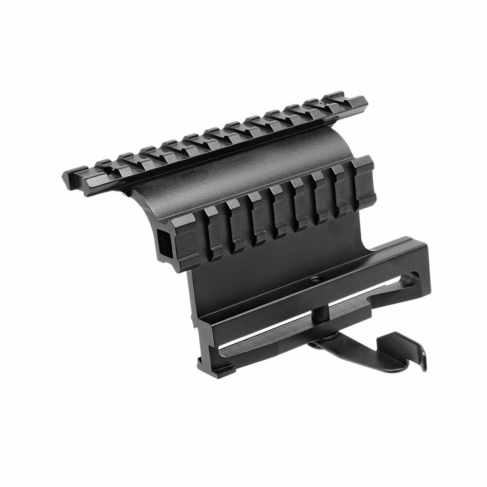 База Veber Weaver 2-Бк MNT-K4721 быстросъемная сплошная, кронштейн боковой быстросъемный для установки прицелов и доп. оборудования для оружия