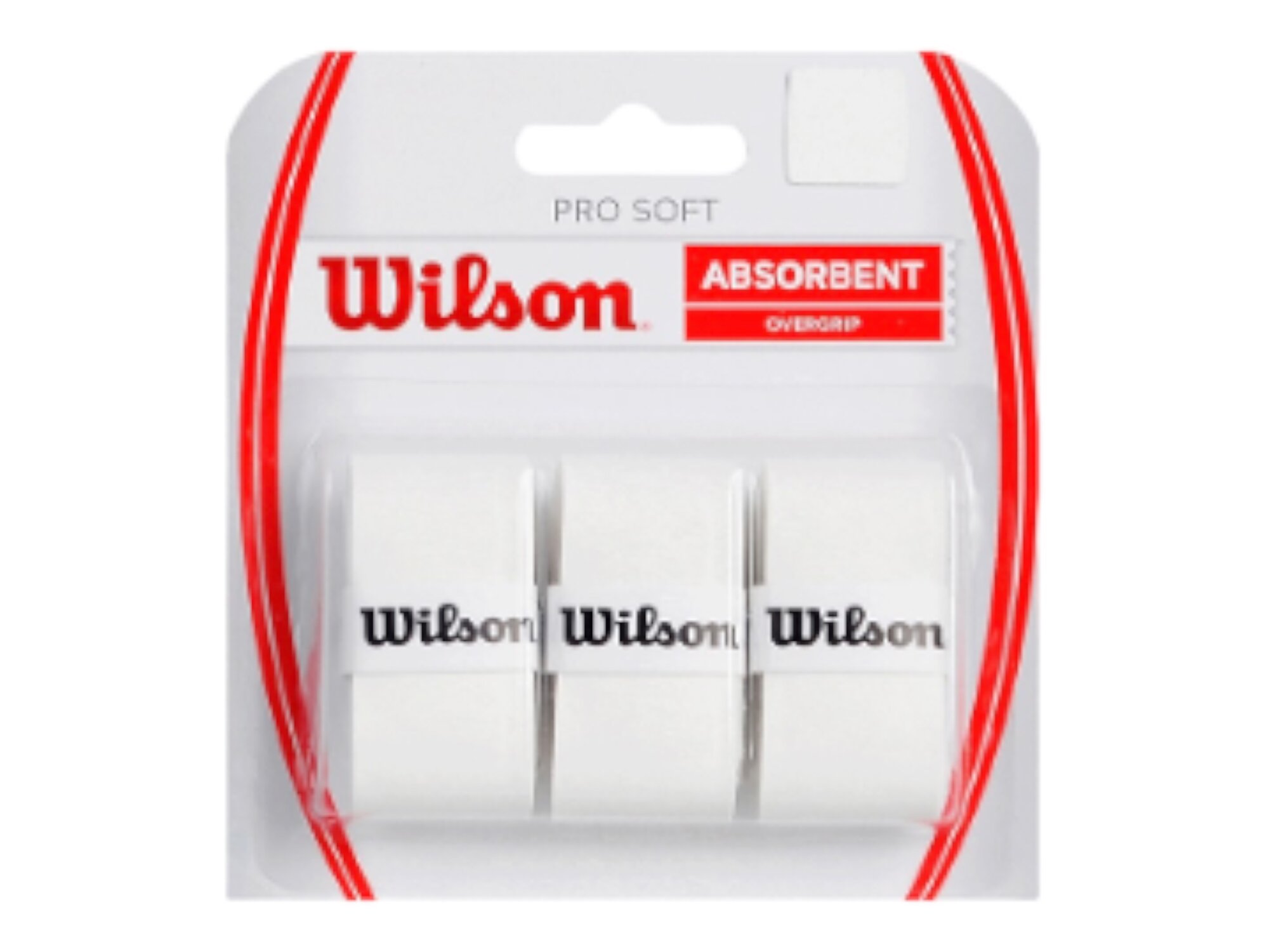 Намотка верхняя Wilson PRO Soft Absorbent 3шт. Белый