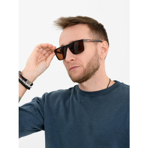 Солнцезащитные очки GreyWolf, коричневый