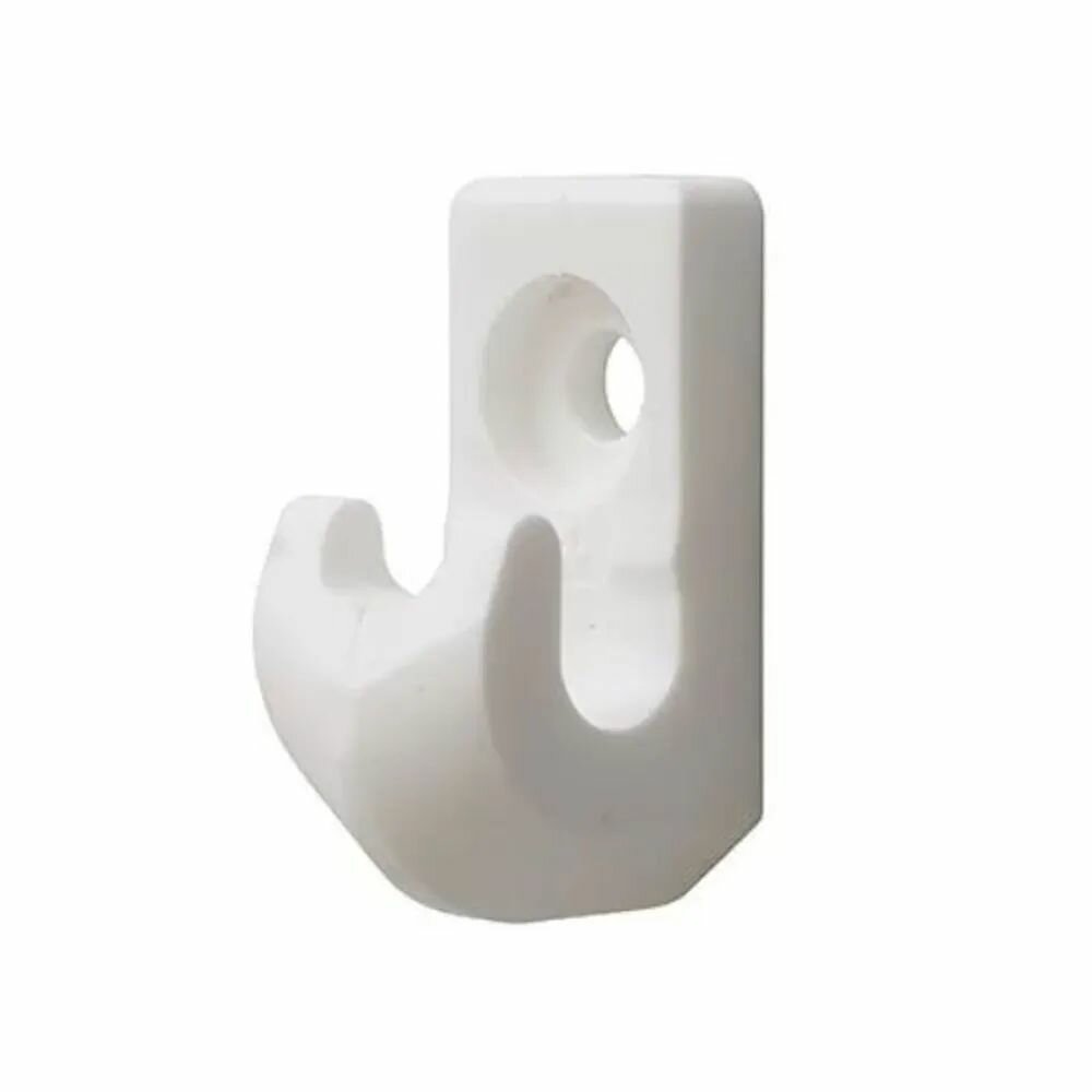 Клипсы найди, для сетчатых полок, пластик, белые в упак. 10 штук — фото 1