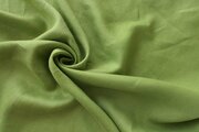 Ткань лён зеленого цвета
