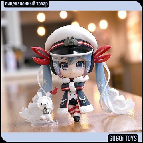 Фигурка Nendoroid No.1800 Vocaloid: Hatsune Miku Snow Miku Grand Voyage Ver. Нендороид Вокалоид: Мику Хацунэ эмси фигурка figma character vocal series snow miku snow parade ver