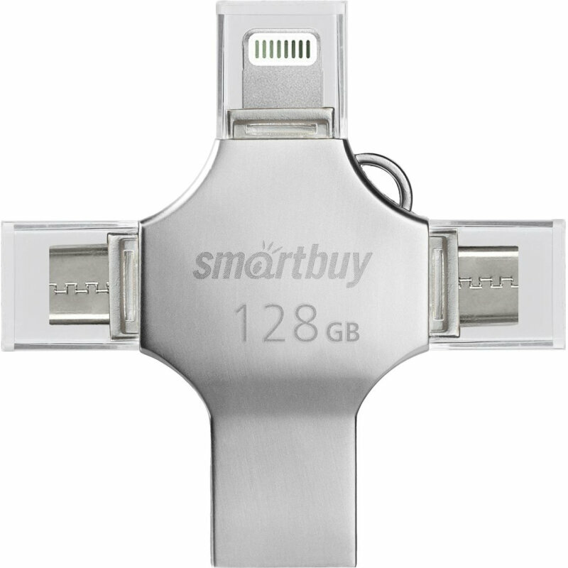 Флеш-память Smartbuy UFD 3.0 128GB MC15 Metal Quad (SB128GBMC15), 2036124