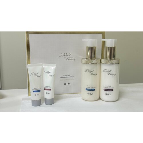 O HUI Люксовый набор для душа . Гель и Лосьон для тела 300 мл DELIGHT THERAPY BODY CARE SPECIAL SET