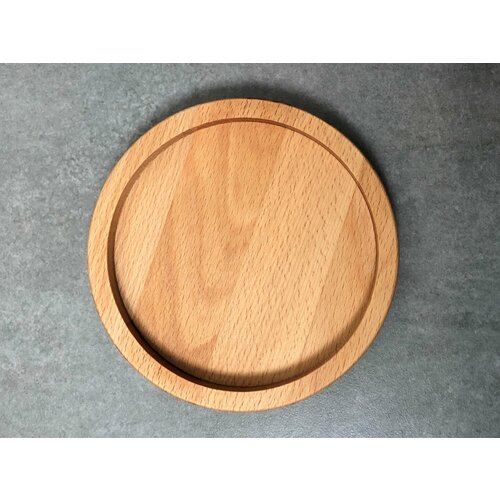 Менажница деревянная из бука 145х2 см подставка тарелка блюдо для подачи закусок 650₽