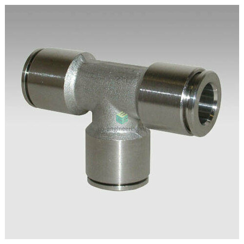 XR5 12 2L05006X METAL WORK - Тройник T-образный цанговый 12 мм, нержавеющий