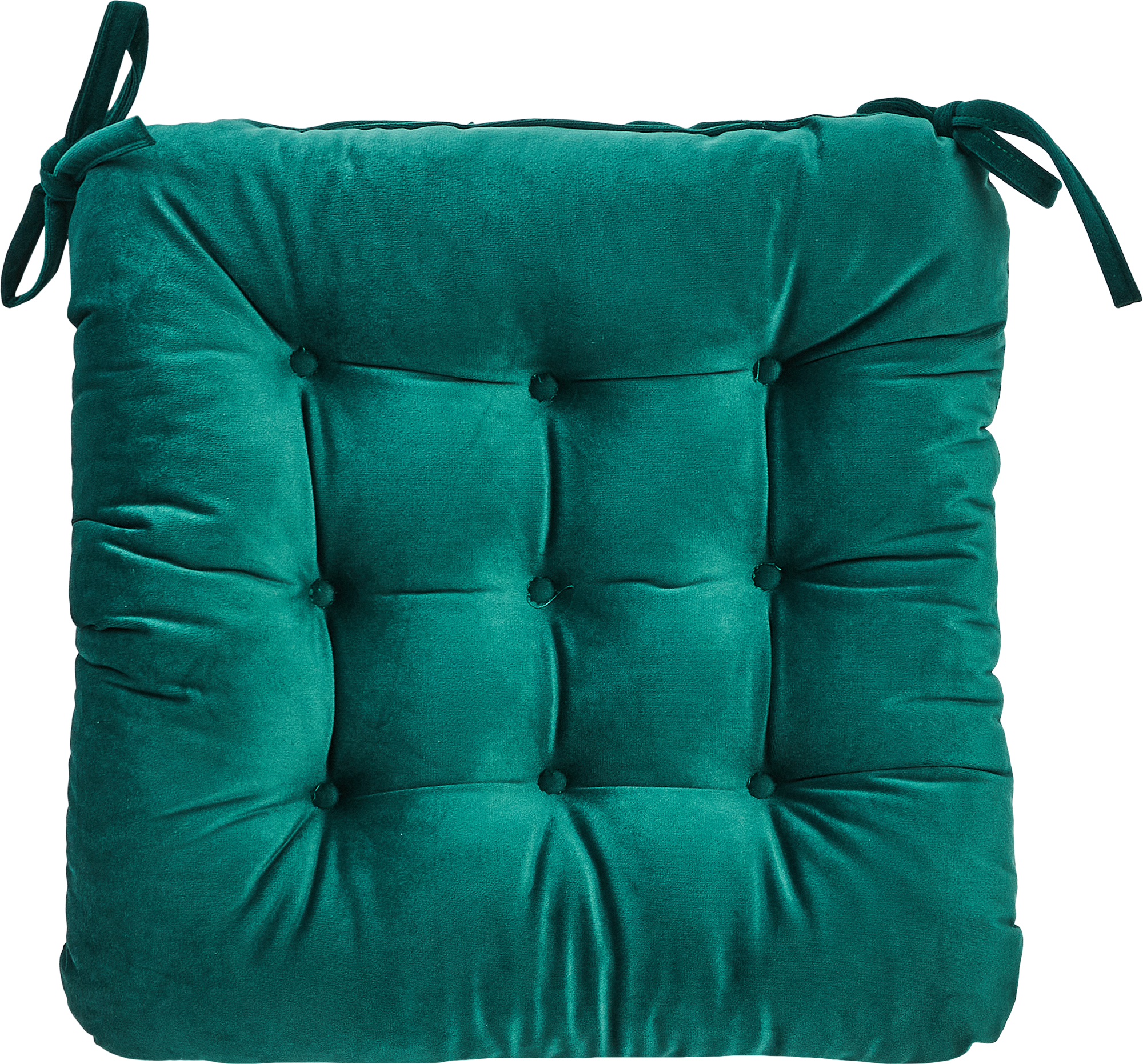 фото Подушка на сиденье Linen Way «Exotic 1» 40x36 см цвет зеленый