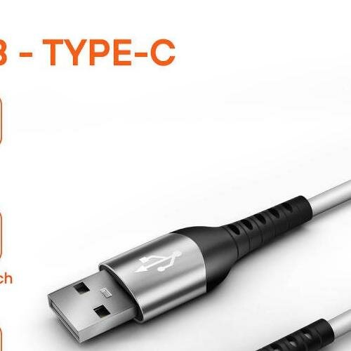 Кабель USB - Type-C 1м, белый Soft-Touch AIRLINE - фото №19