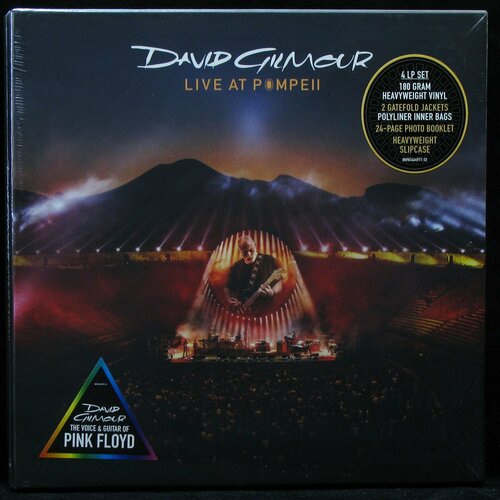 Виниловая пластинка Columbia David Gilmour – Live At Pompeii (4LP Box, + booklet) виниловая пластинка columbia david gilmour – rattle that lock book