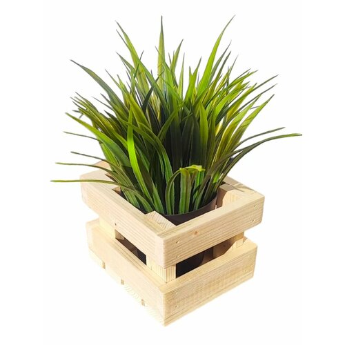 Ящик деревянный кашпо для цветов и флористики 13х11х9 см