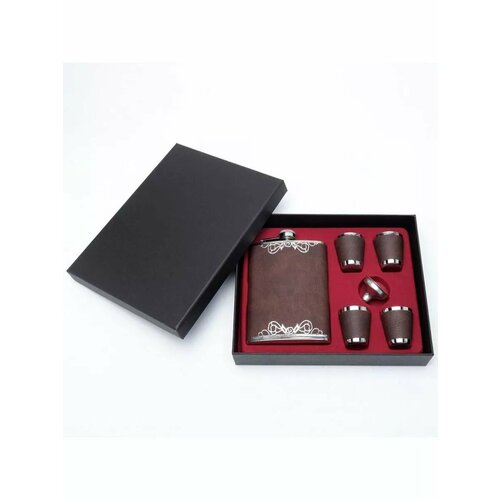 Подарочный набор Змея 6 в 1 фляжка 240 мл 1188₽